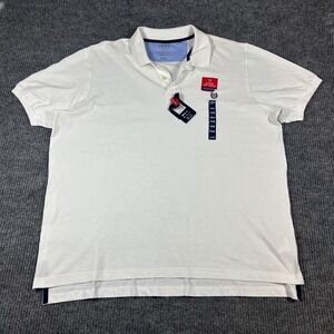 Chaps Shirt Men's 2XB Everyday Polo White Ultimate Temp Control NWT